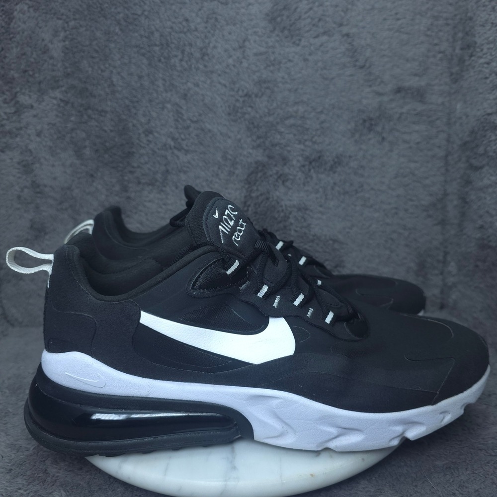 Nike Air Max 270 React Sneakers Mens Black White CI3866-004